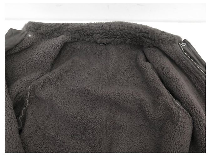 Hermès HERMES BOMBERJACKE 50 M AUS WENDESCHAFLEDER Grau - Ansicht 4