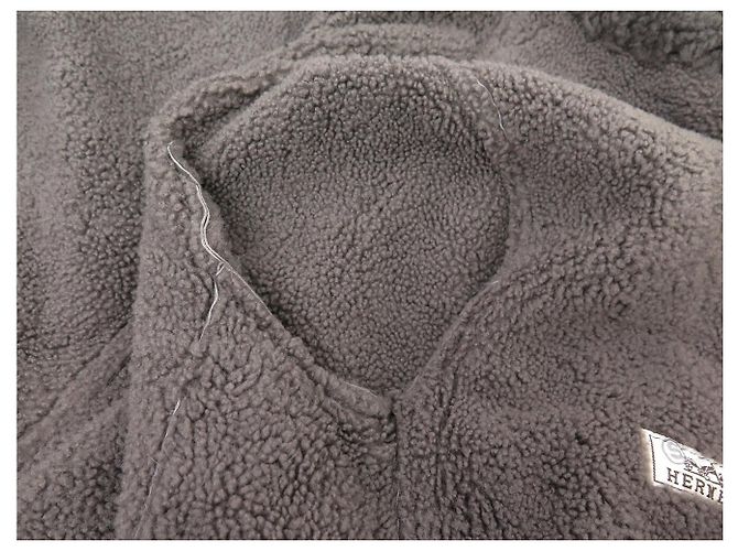 Hermès HERMES BOMBERJACKE 50 M AUS WENDESCHAFLEDER Grau - Ansicht 5
