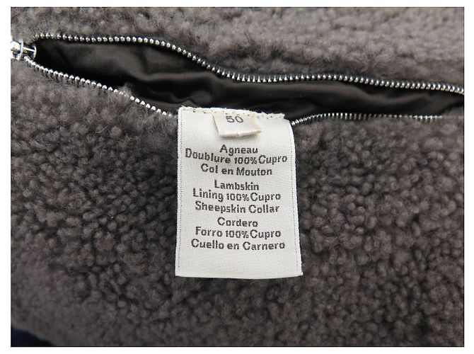 Hermès HERMES BOMBERJACKE 50 M AUS WENDESCHAFLEDER Grau - Ansicht 8