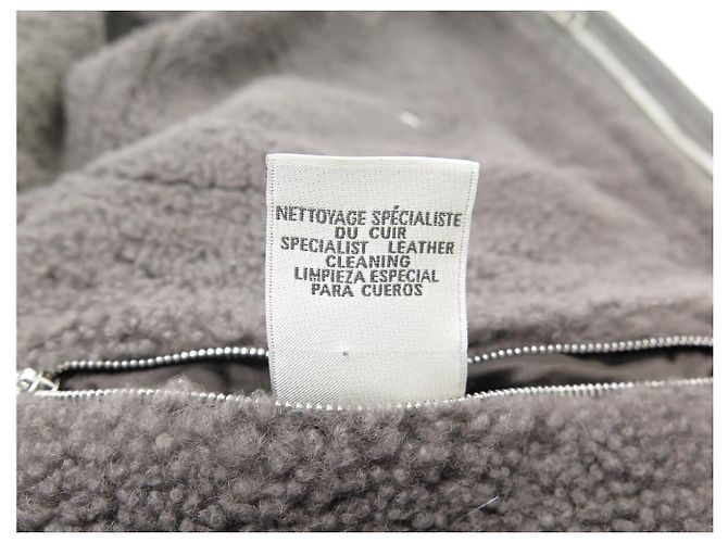 Hermès HERMES BOMBERJACKE 50 M AUS WENDESCHAFLEDER Grau - Ansicht 9