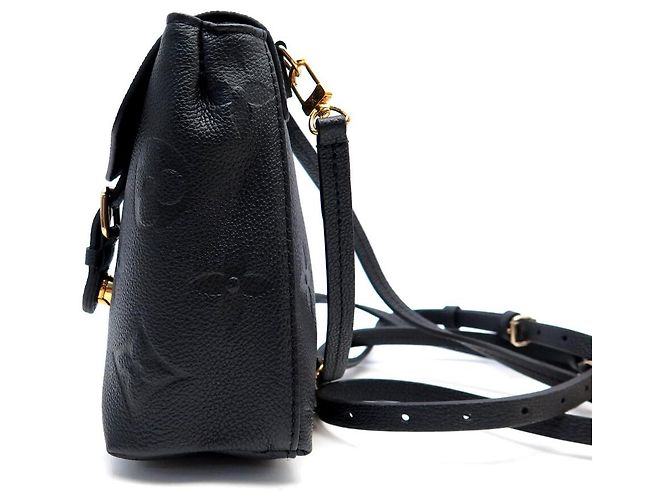 NEUER RUCKSACK LOUIS VUITTON TINY MONOGRAM EMPREINTE LEDER M80596 Schwarz - Ansicht 4