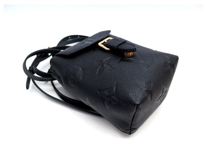 NEUER RUCKSACK LOUIS VUITTON TINY MONOGRAM EMPREINTE LEDER M80596 Schwarz - Ansicht 5