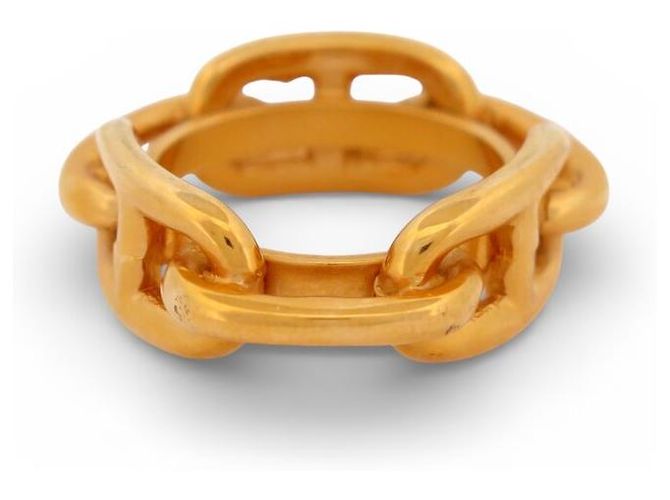 Ring Hermès NUOVO ANELLO PER SCIARPA HERMES REGATE CATENA ANCORAGGIO METALLO ORO D'oro - vista 2