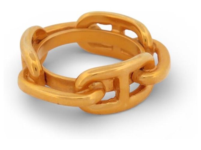 Ring Hermès NUOVO ANELLO PER SCIARPA HERMES REGATE CATENA ANCORAGGIO METALLO ORO D'oro - vista 3