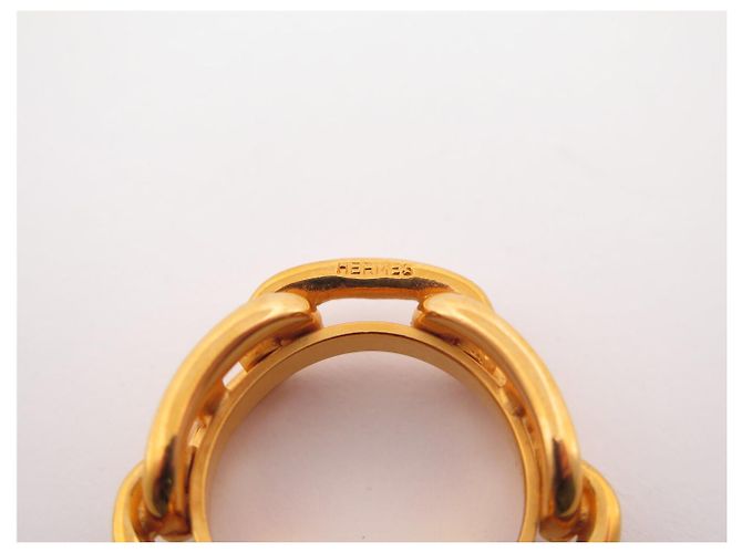 Ring Hermès NUOVO ANELLO PER SCIARPA HERMES REGATE CATENA ANCORAGGIO METALLO ORO D'oro - vista 4