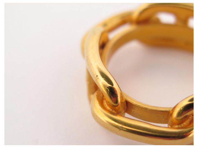Ring Hermès NUOVO ANELLO PER SCIARPA HERMES REGATE CATENA ANCORAGGIO METALLO ORO D'oro - vista 7