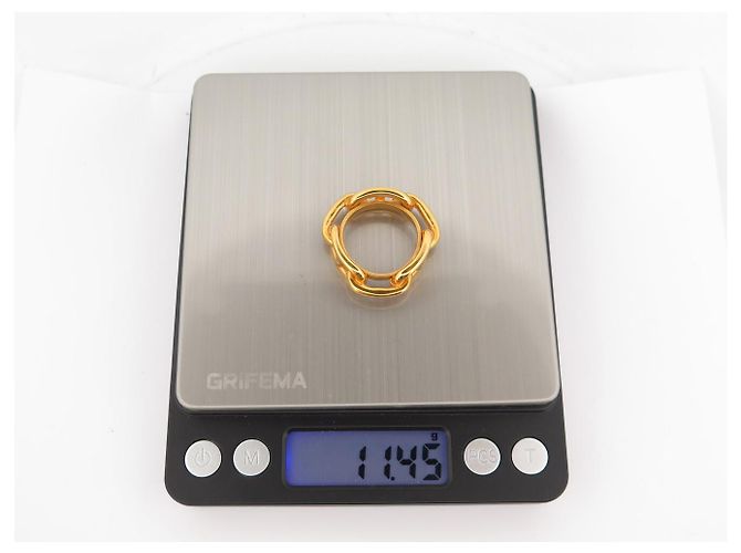 Ring Hermès NUOVO ANELLO PER SCIARPA HERMES REGATE CATENA ANCORAGGIO METALLO ORO D'oro - vista 8