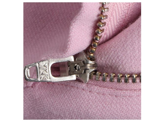 Rosa Polyester gerade Hosen mit Schnallendetails von Maje Pink - Ansicht 7