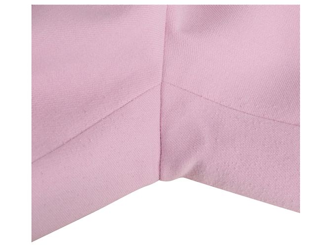 Rosa Polyester gerade Hosen mit Schnallendetails von Maje Pink - Ansicht 8