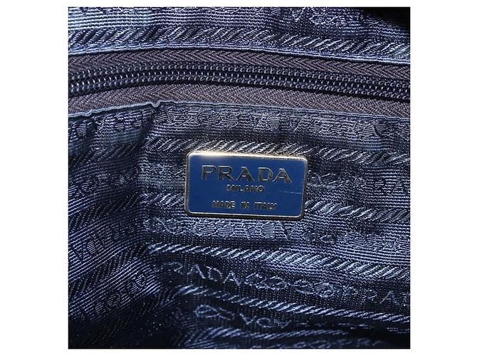 Tote Prada Re-Edition 1995 Chain Quilted Re-Nylon Small Blu navy - vista 7