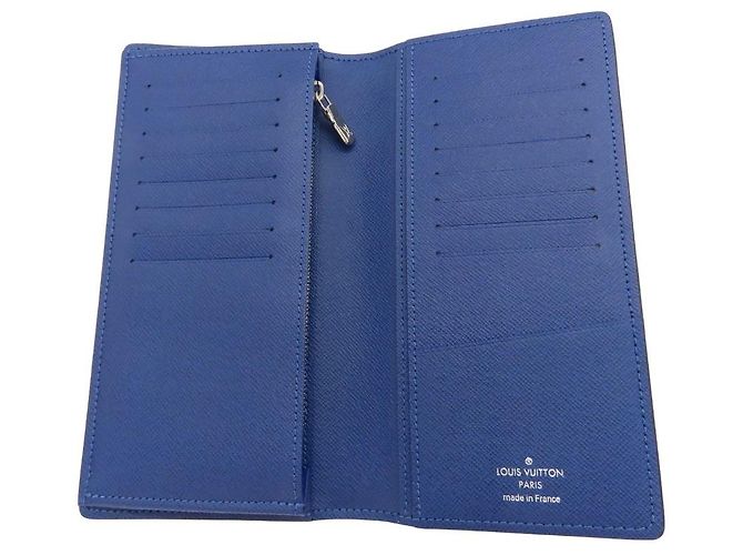 Cartera Larga Brazza Taigarama Louis Vuitton Azul Azul marino - vista 3