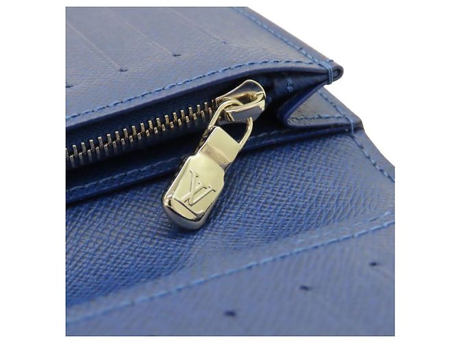 Cartera Larga Brazza Taigarama Louis Vuitton Azul Azul marino - vista 4