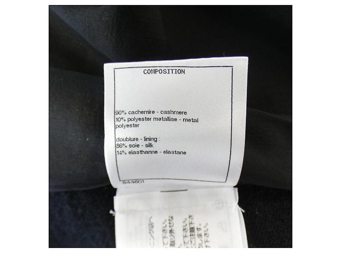 Chanel P65639K61303 Prenda de Punto de Cachemira Negro - vista 3