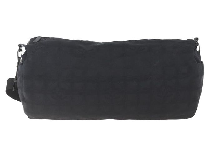 Chanel Travel Line Boston Nylon Mini Nero - vista 2
