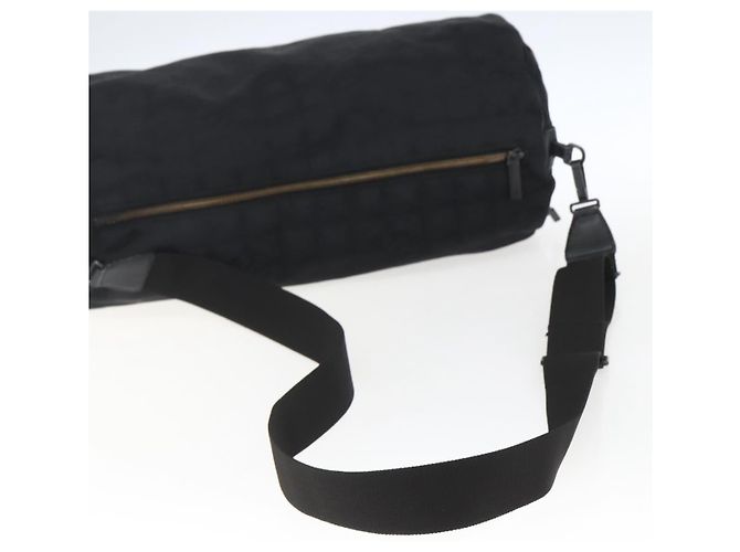 Chanel Travel Line Boston Nylon Mini Nero - vista 7