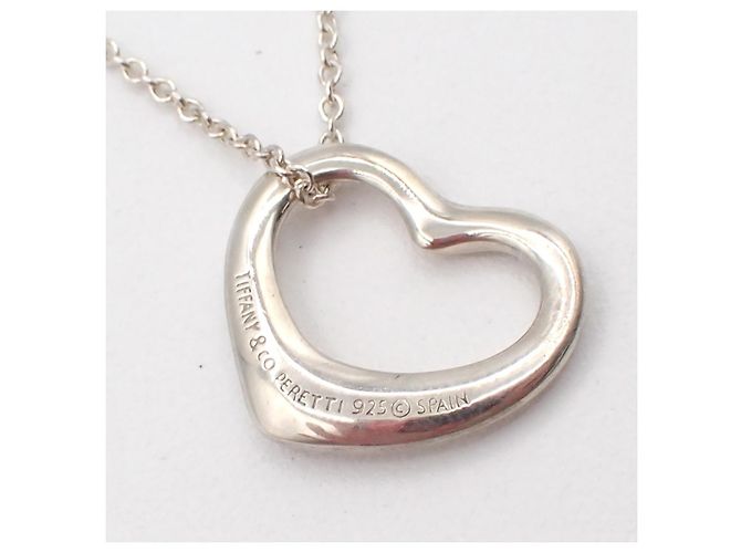 Pendente Open Heart Elsa Peretti di Tiffany & Co. in argento sterling 16mm - vista 3