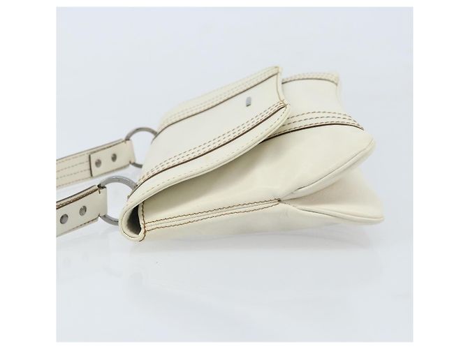 Gucci Vintage Leather Bianco - vista 4