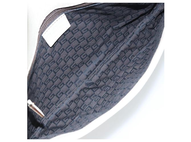 Gucci Vintage Leather Bianco - vista 5
