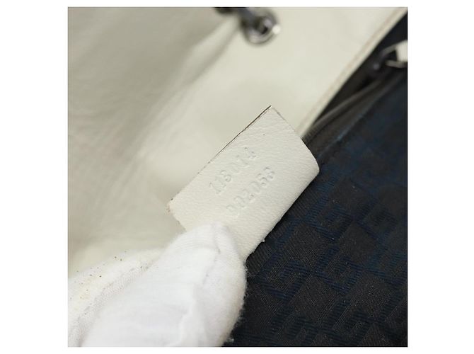 Gucci Vintage Leather Bianco - vista 7
