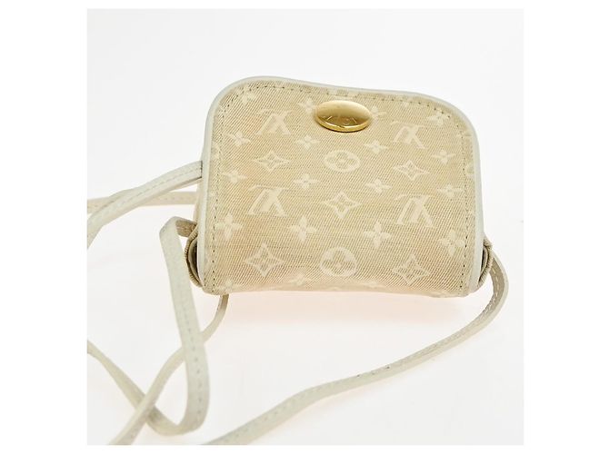 Pochette Monogram Mini in Tela Louis Vuitton Cancun Beige - vista 7