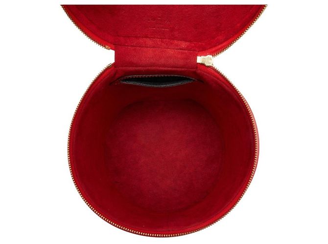 Louis Vuitton Epi Cannes Vanity Handtasche Rot - Ansicht 10