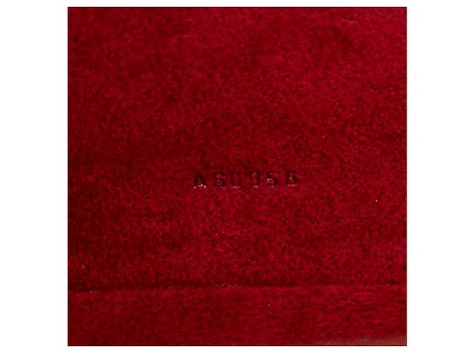 Louis Vuitton Epi Cannes Vanity Handtasche Rot - Ansicht 12