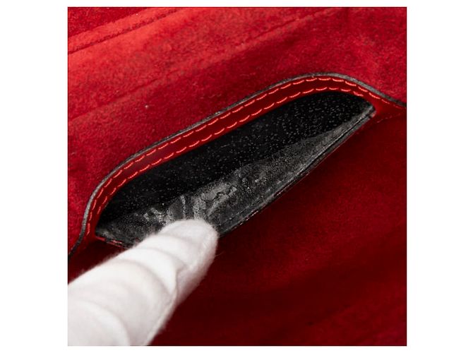 Louis Vuitton Epi Cannes Vanity Handtasche Rot - Ansicht 8