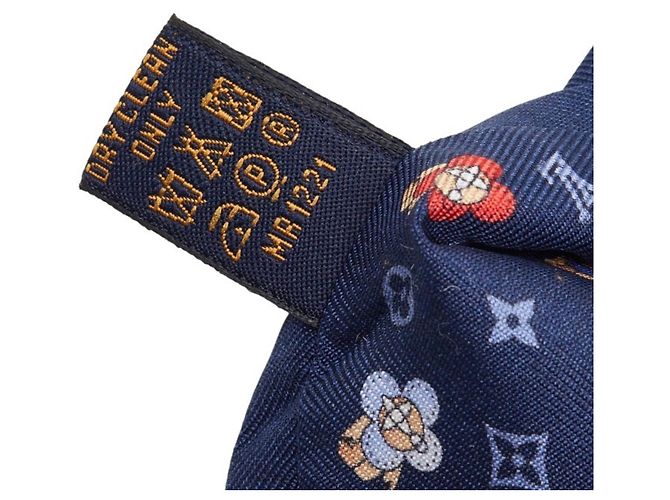 Cravatta So Vivienne Louis Vuitton Multicolore Blu navy - vista 5