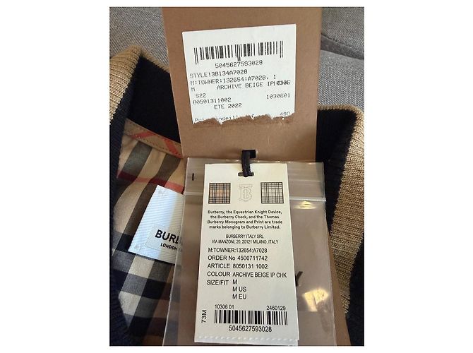Camicia Burberry a Quadri Iconici Nero Rosso Beige - vista 4