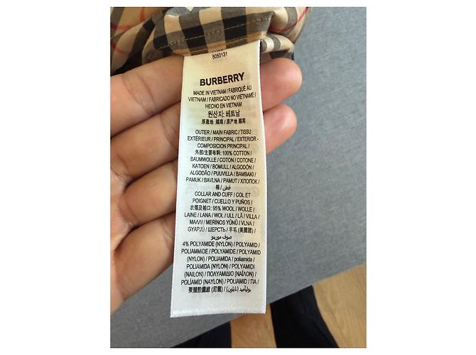 Camicia Burberry a Quadri Iconici Nero Rosso Beige - vista 5