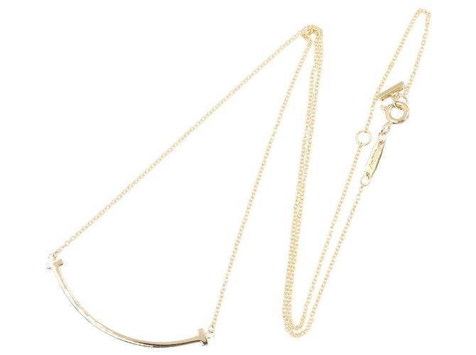 Collana T Smile Small in oro giallo 18K di Tiffany & Co. D'oro - vista 2