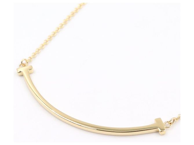 Collana T Smile Small in oro giallo 18K di Tiffany & Co. D'oro - vista 6