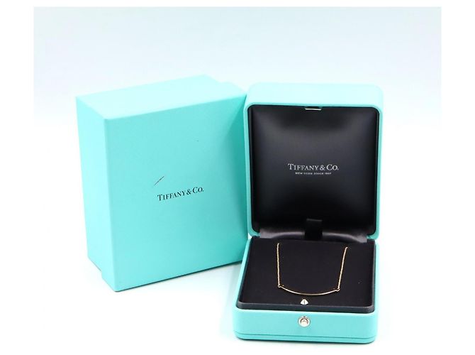 Collana T Smile Small in oro giallo 18K di Tiffany & Co. D'oro - vista 7