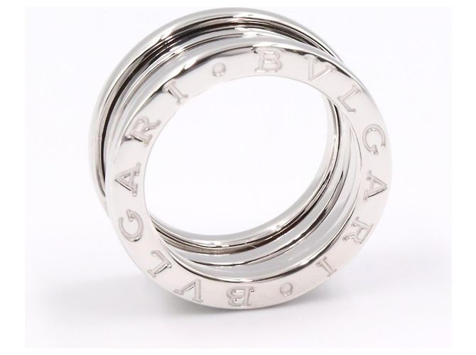 Bulgari Anello Bvlgari B-zero1 3 bande in oro bianco Argento - vista 4
