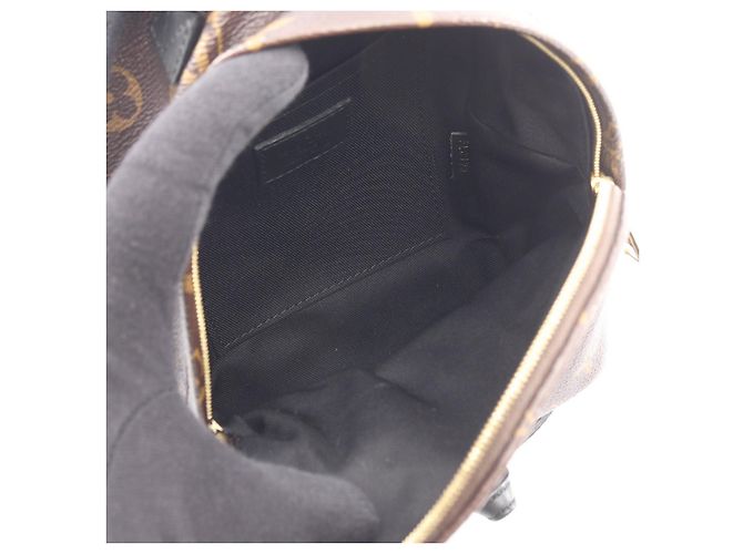 Zaino/borsa Louis Vuitton Palm Springs Mini Monogram Love Lock Marrone Multicolore - vista 3