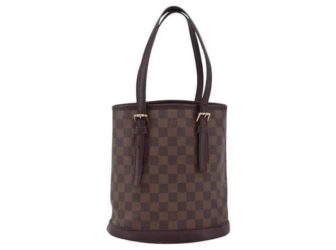 Louis Vuitton Marais Bucket Damier Ebene GM Marrone - vista 2