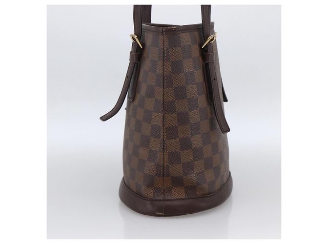 Louis Vuitton Marais Bucket Damier Ebene GM Marrone - vista 4