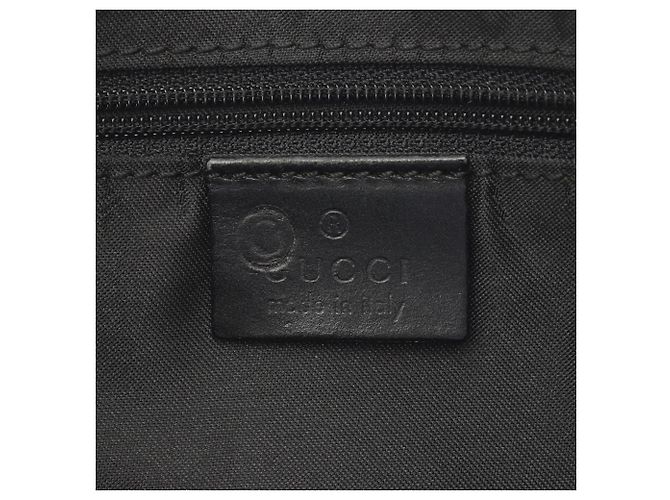 Bolso de Hombro Gucci Bamboo Negro - vista 4