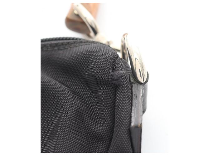 Bolso de Hombro Gucci Bamboo Negro - vista 9