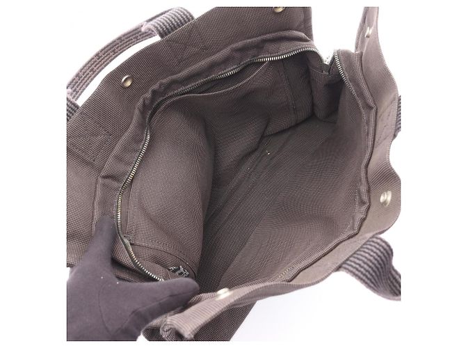Borsa Tote Herline MM di Hermès Marrone - vista 3
