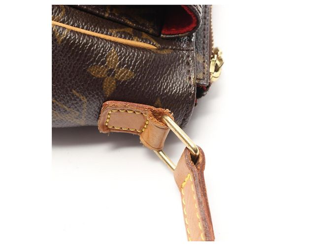 Borsa a Spalla Vivacite PM Louis Vuitton Marrone - vista 7