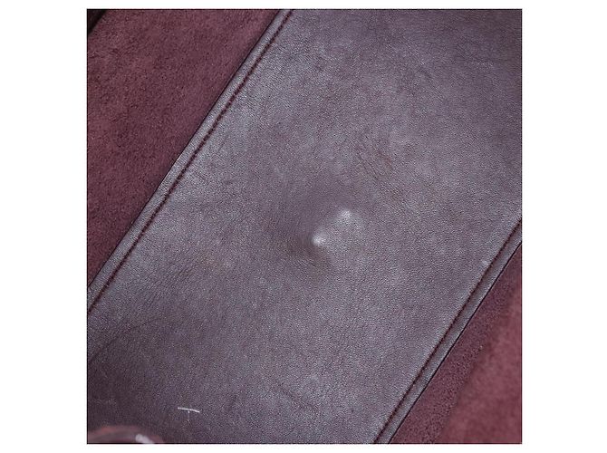 SAINT LAURENT petit cabas Borsa a mano in pelle 2 in 1 Viola Oro Auth BA11112 D'oro Porpora - vista 11