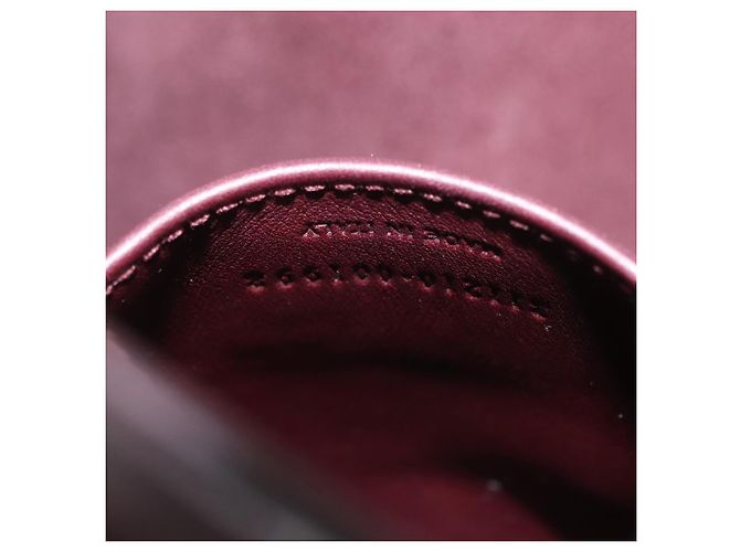 SAINT LAURENT petit cabas Borsa a mano in pelle 2 in 1 Viola Oro Auth BA11112 D'oro Porpora - vista 12