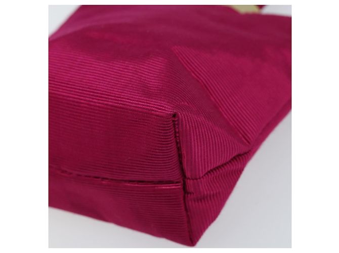 Pochette Circolare CÉLINE in Tela Rosa Oro Auth LNZ130 D'oro - vista 15