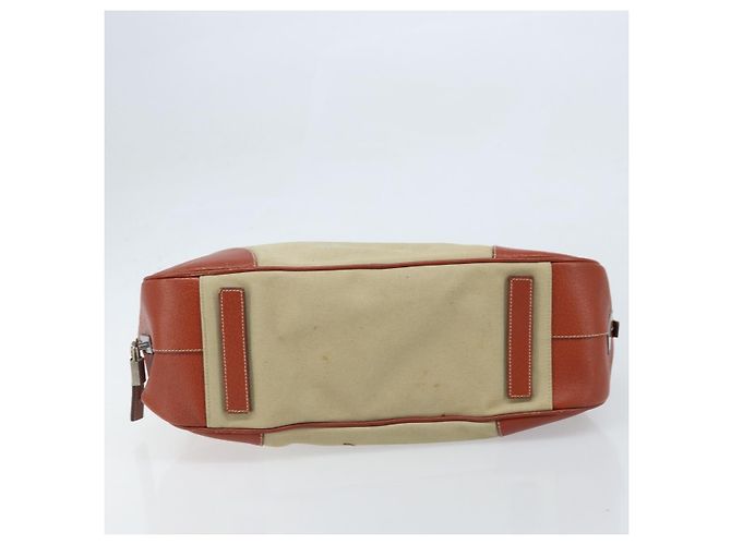 PRADA Tote Bag aus Canvas Beige Silber Authentisch ka2799 - Ansicht 5