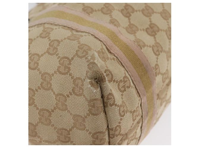 GUCCI GG Canvas Tote Bag Beige Gold 137396 Auth BA11082 - Ansicht 10