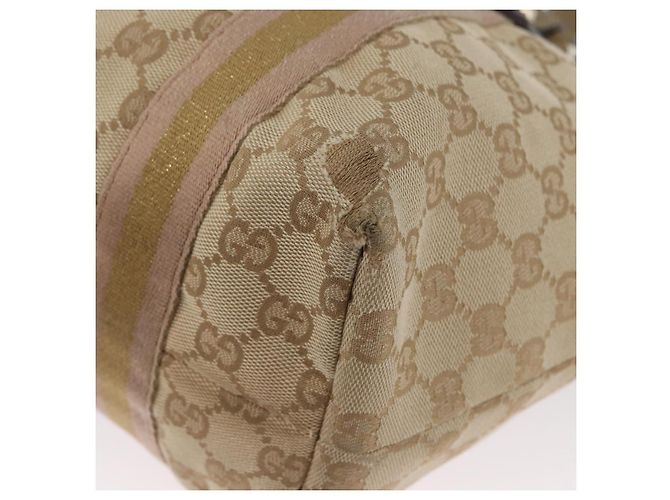 GUCCI GG Canvas Tote Bag Beige Gold 137396 Auth BA11082 - Ansicht 11