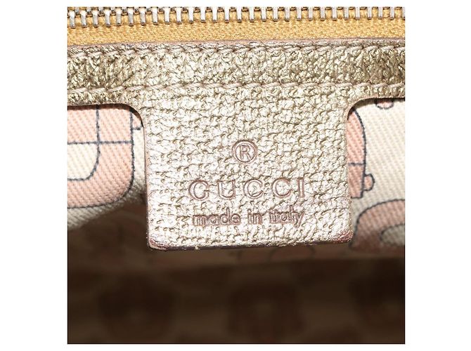 GUCCI GG Canvas Tote Bag Beige Gold 137396 Auth BA11082 - Ansicht 15