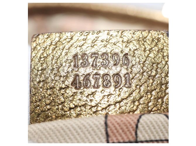 GUCCI GG Canvas Tote Bag Beige Gold 137396 Auth BA11082 - Ansicht 21