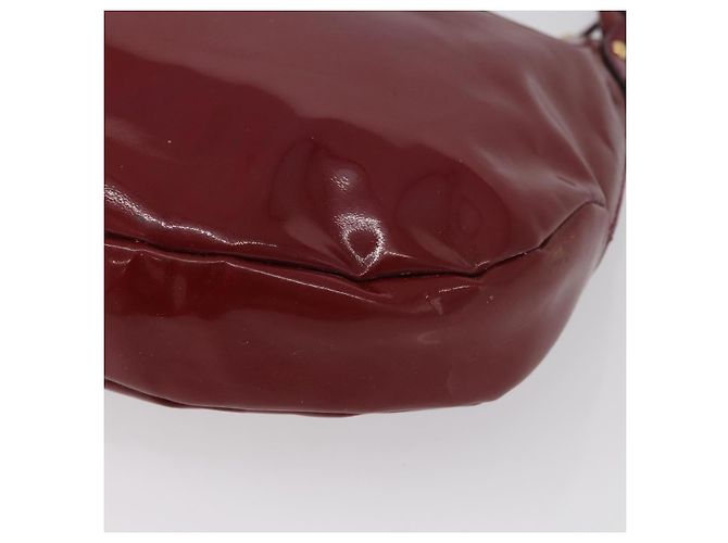 Borsa a mano Salvatore Ferragamo in pelle verniciata viola e oro Auth BA10072 D'oro Porpora - vista 16